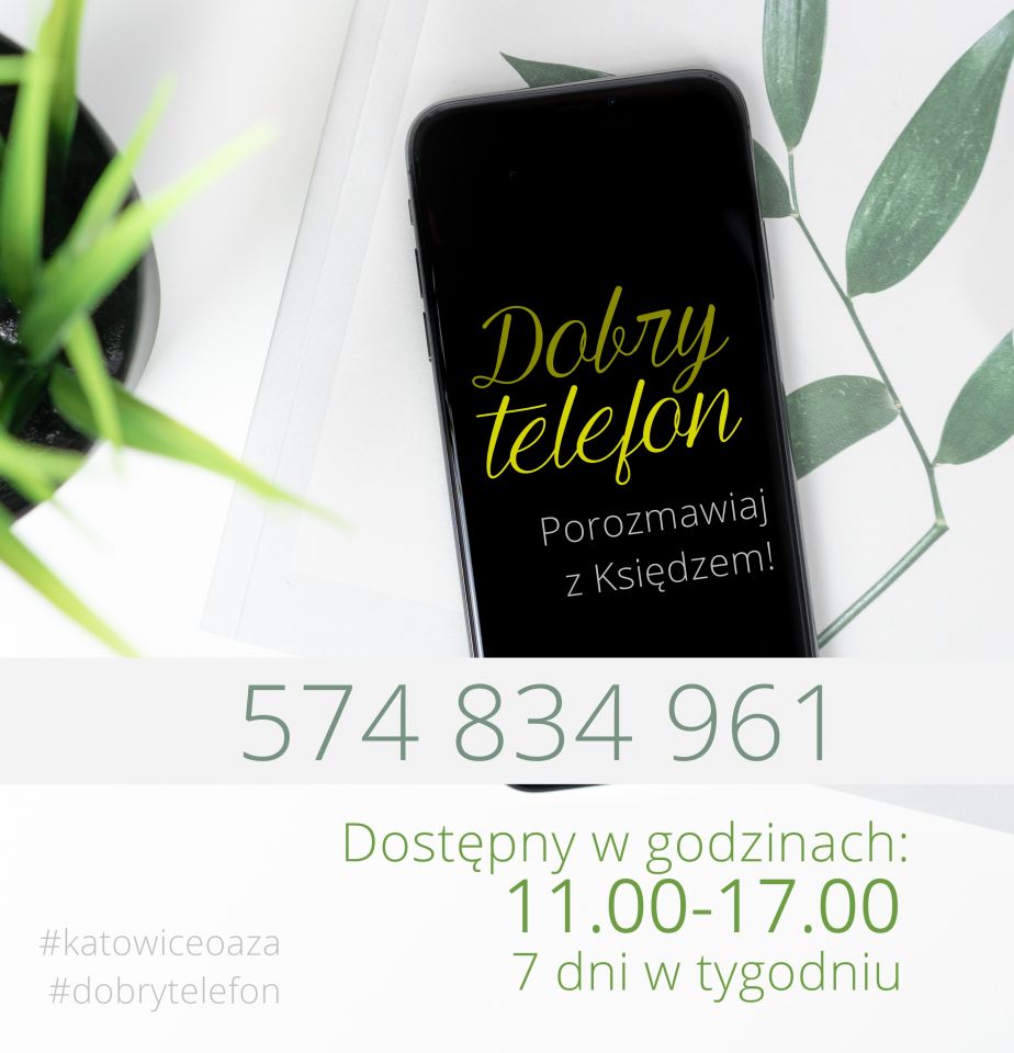 #dobrytelefon – porozmawiaj z Księdzem!